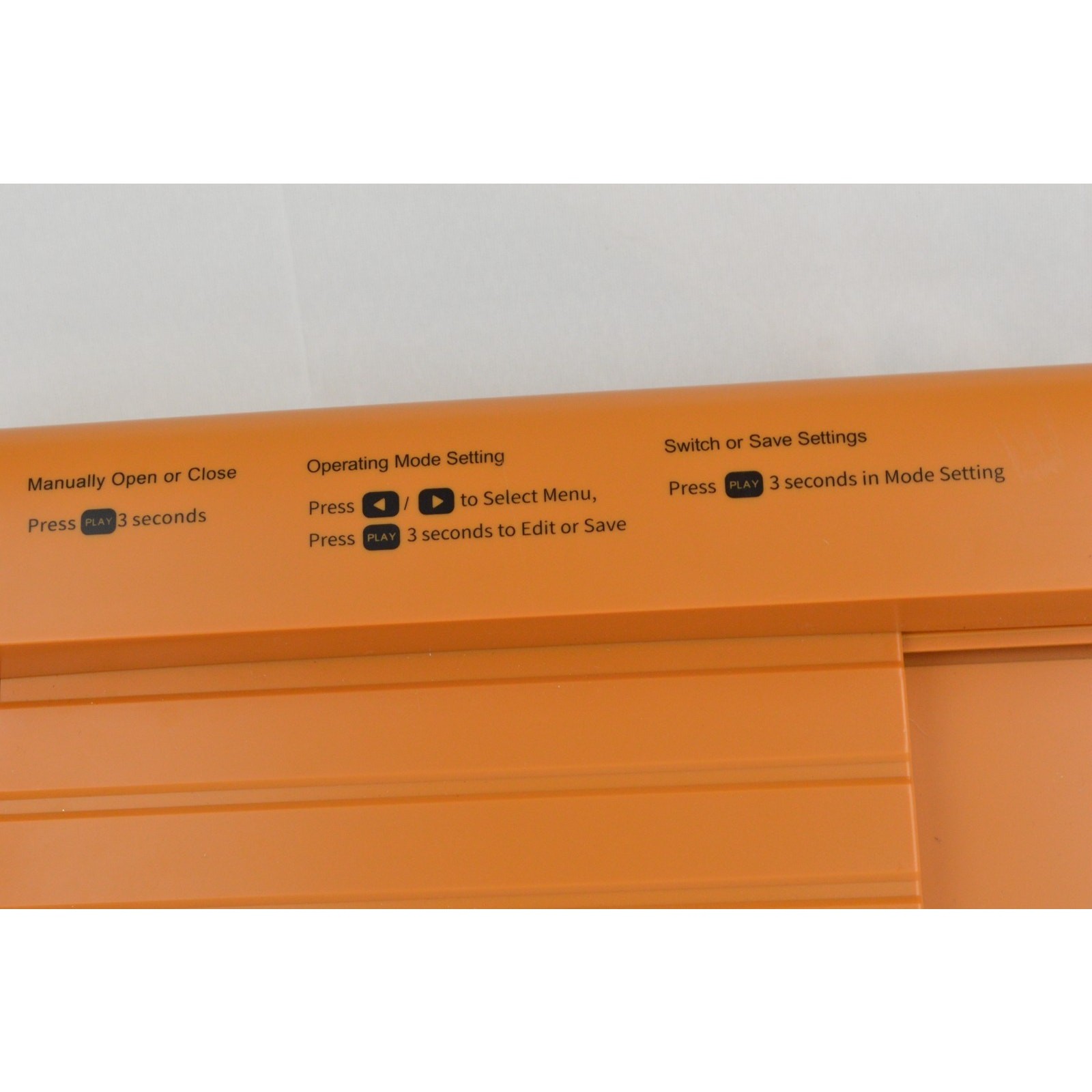 2x Automatic Chicken Coop Doors Battery Powered Programmable LCD Orange