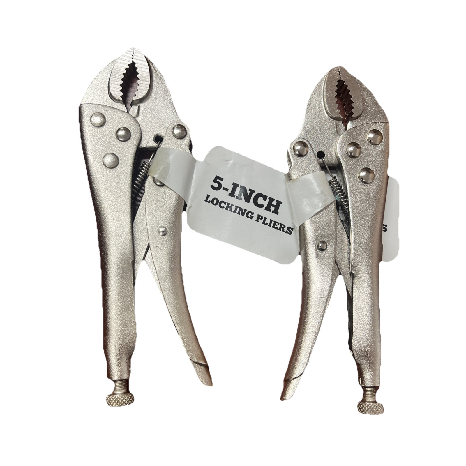 5 Inch Locking Pliers 2 Pack Silver