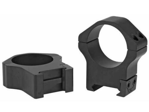 New Warne Maxima Horizontal 1" High Fixed Steel Scope Rings Black 502M