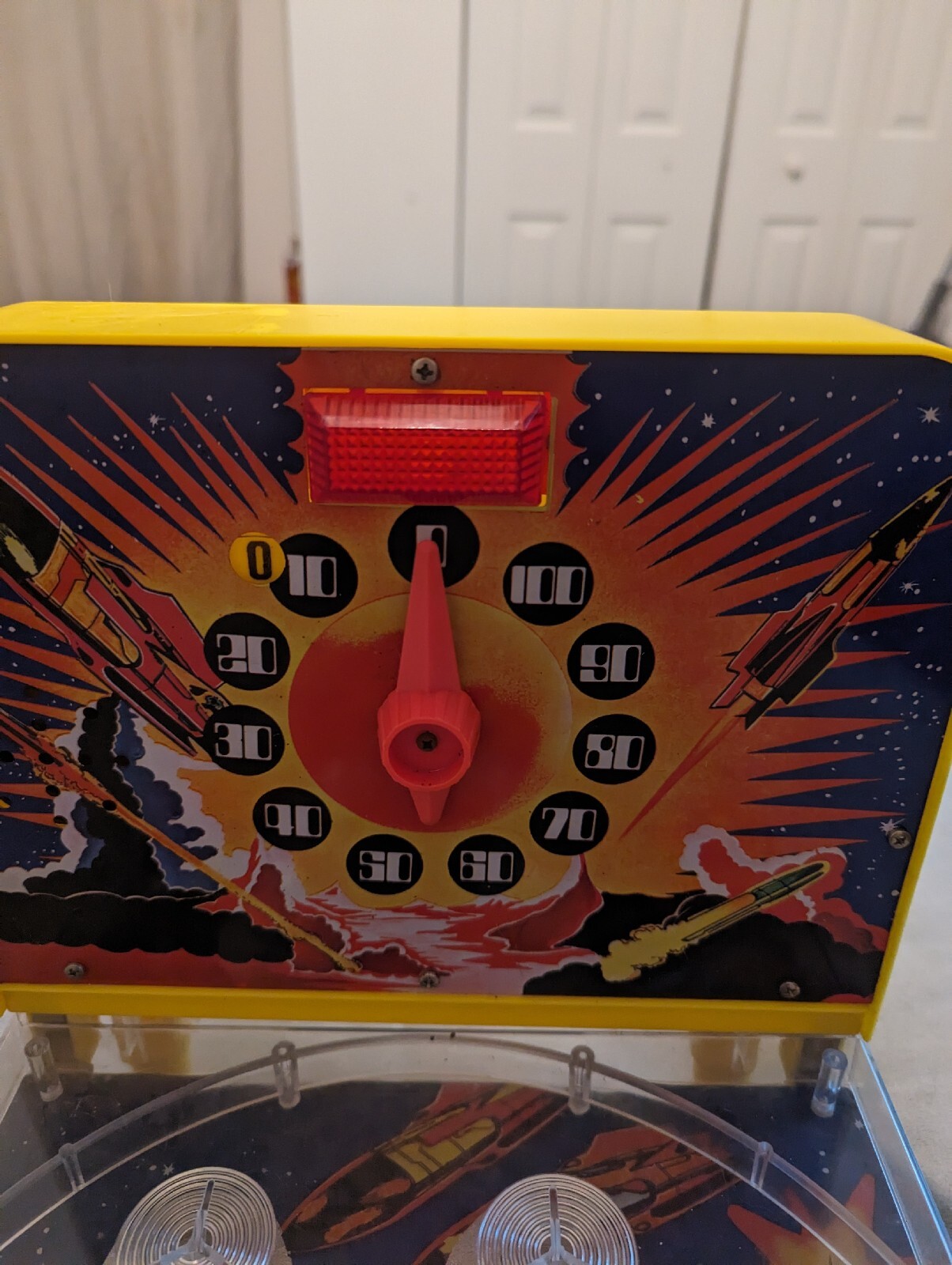Vintage Retro Tabletop Pinball space attacks
