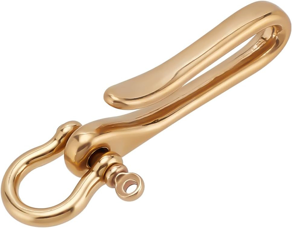 U Shape Key Hook Belt Keyring Pocket Clip Car Keychain for Wallet Chain Purse