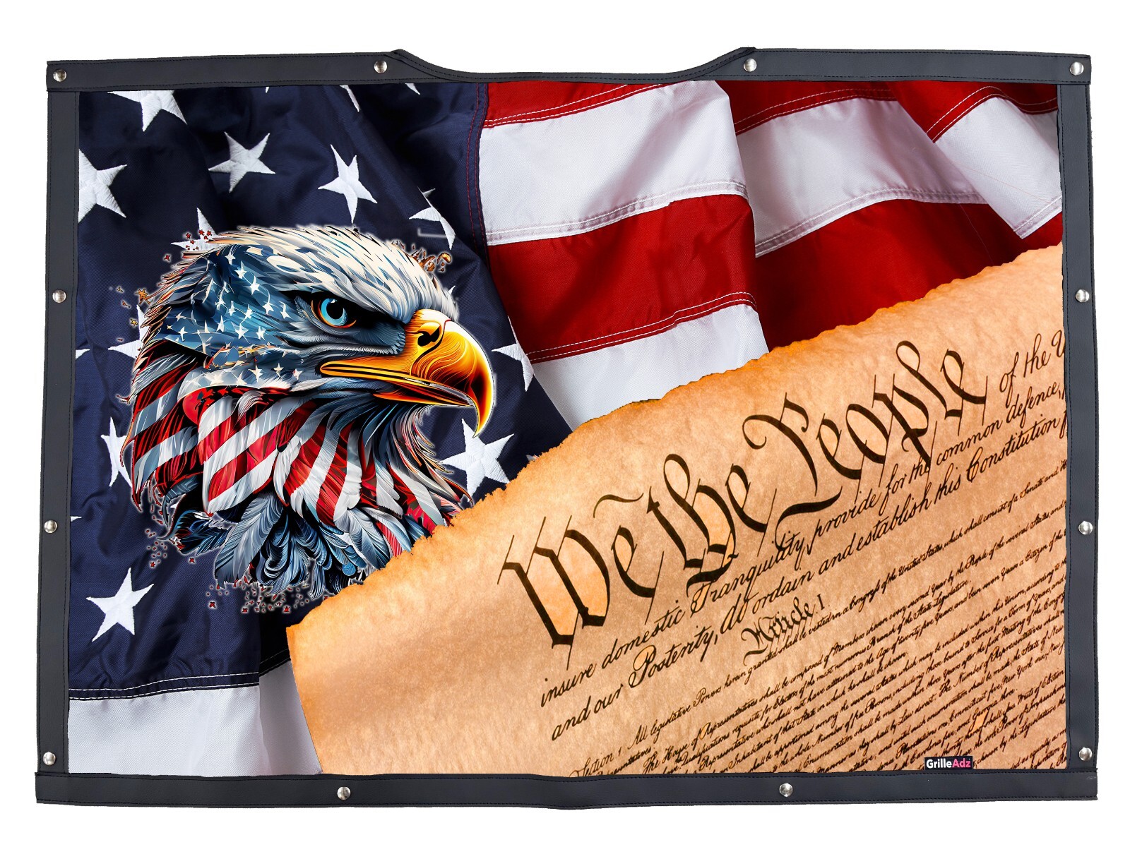 Eagle Flag Constitution Bug Screen for FL Coronado 2010 & Newer Square Headlight