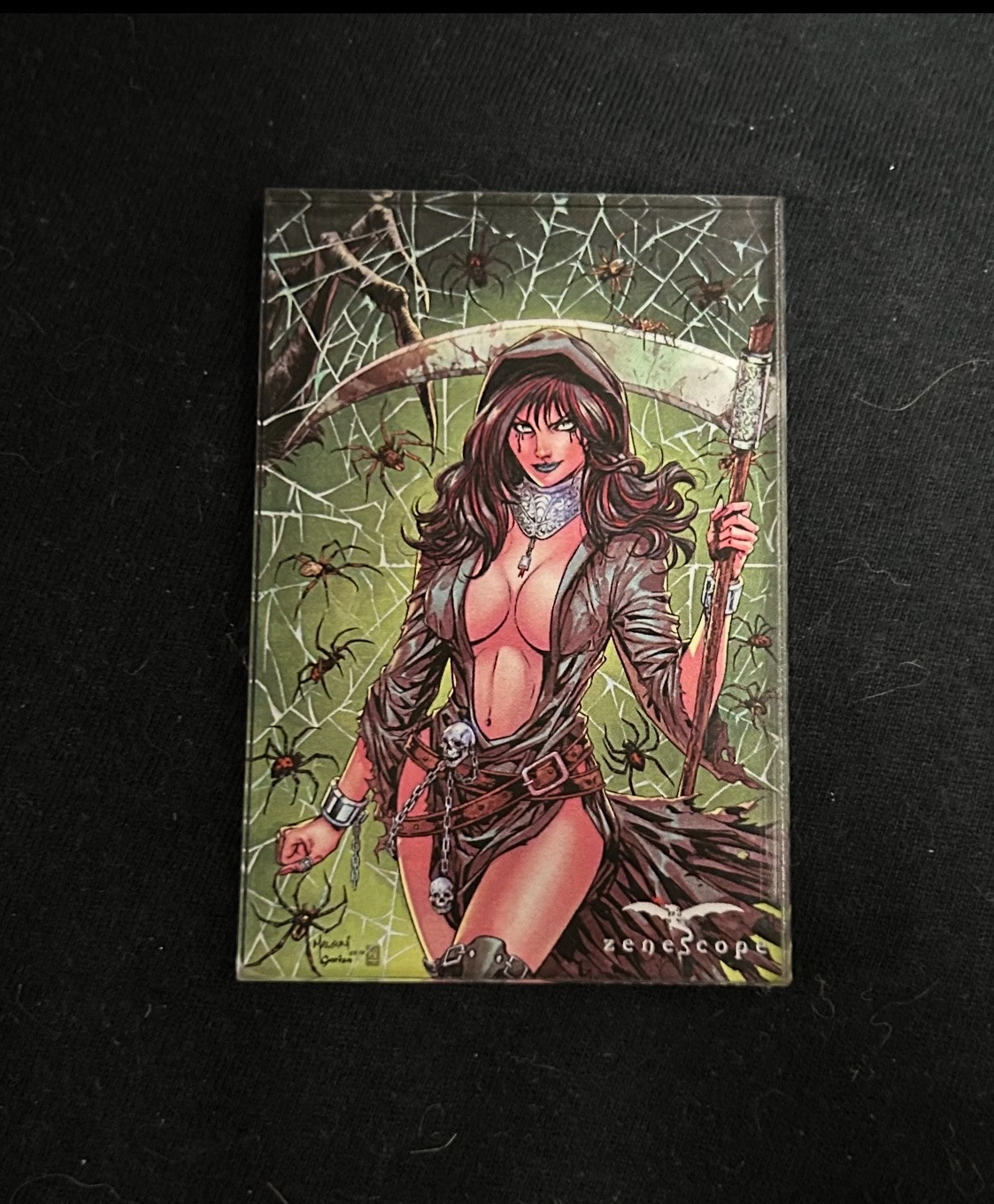ZENESCOPE GRIMM TALES OF TERROR 2 VARIANT ABHISHEK MALSUNI ACRYLIC MAGNET