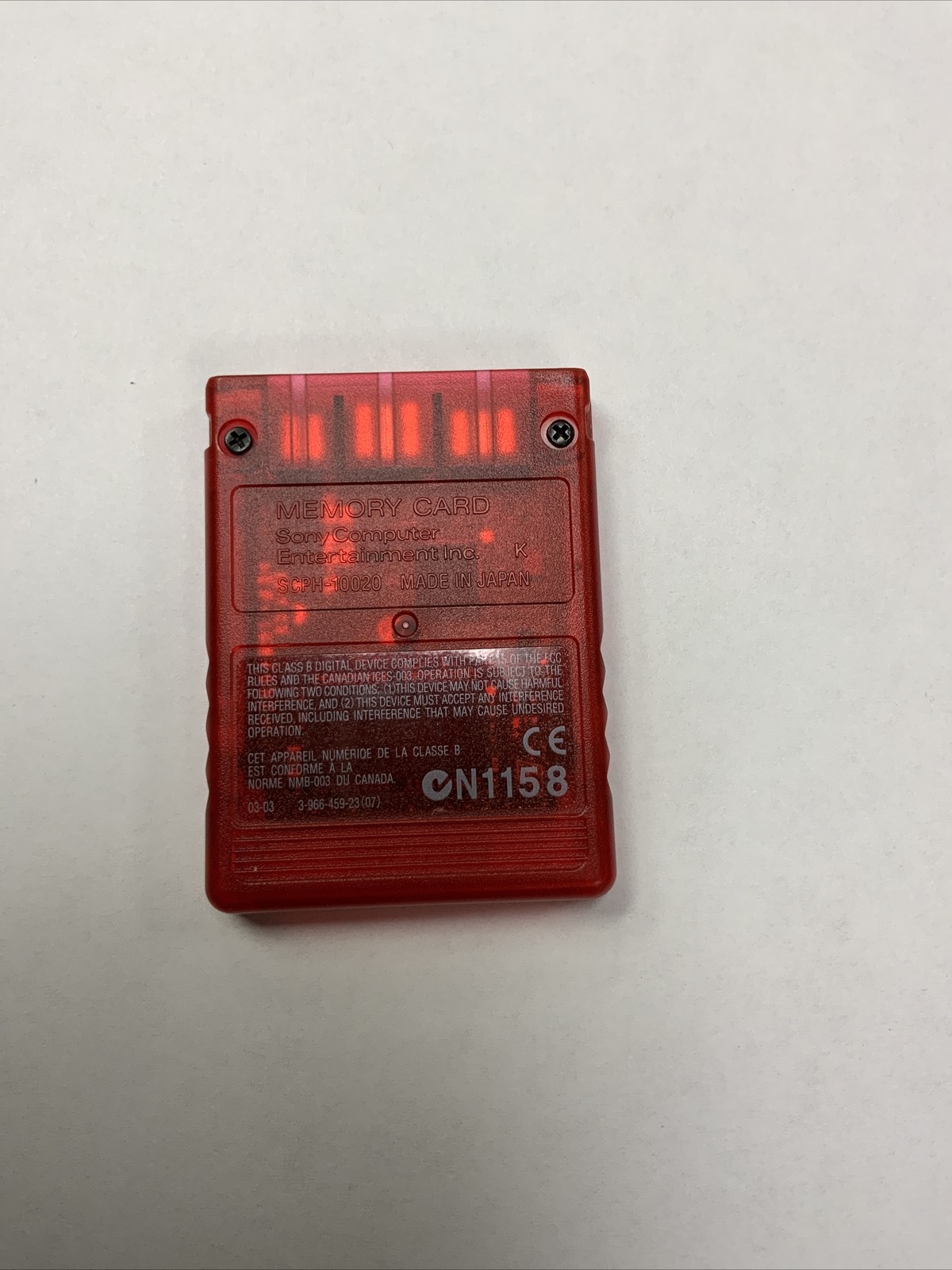 Sony Playstation 2 PS2 Official OEM MagicGate 8mb Memory Card.