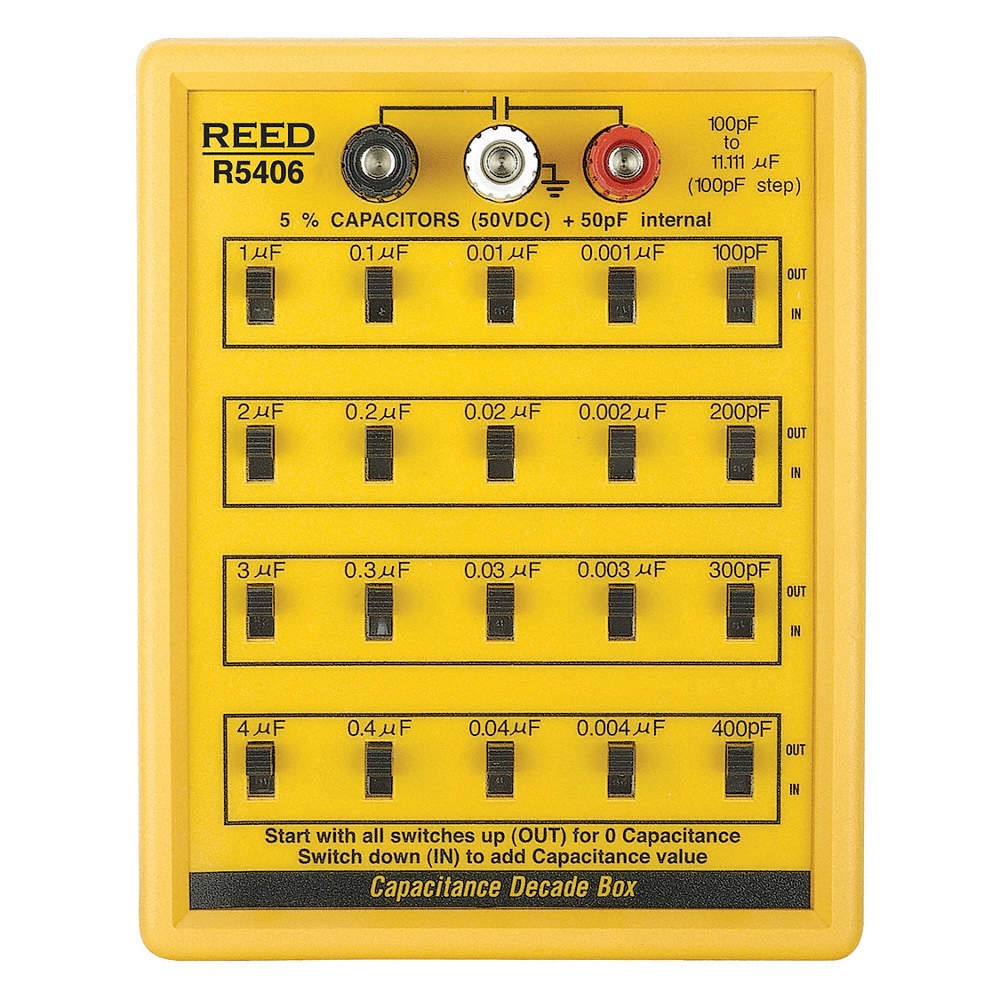 REED INSTRUMENTS R5406 Capacitance Decade Box 357R15