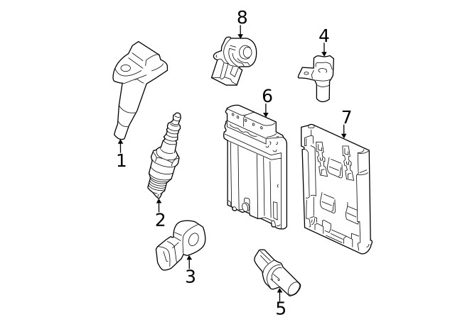 Genuine GM Engine Control Module Bracket 25852809