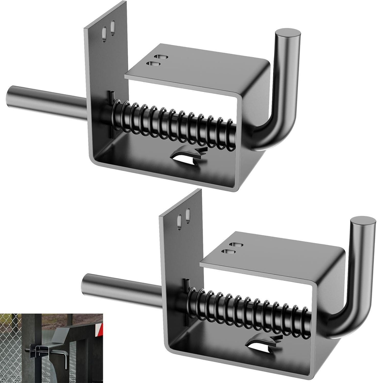 2 Pack Trailer Gate Spring Latch Complete Kit 847 Replacement for Carry-On Tr...