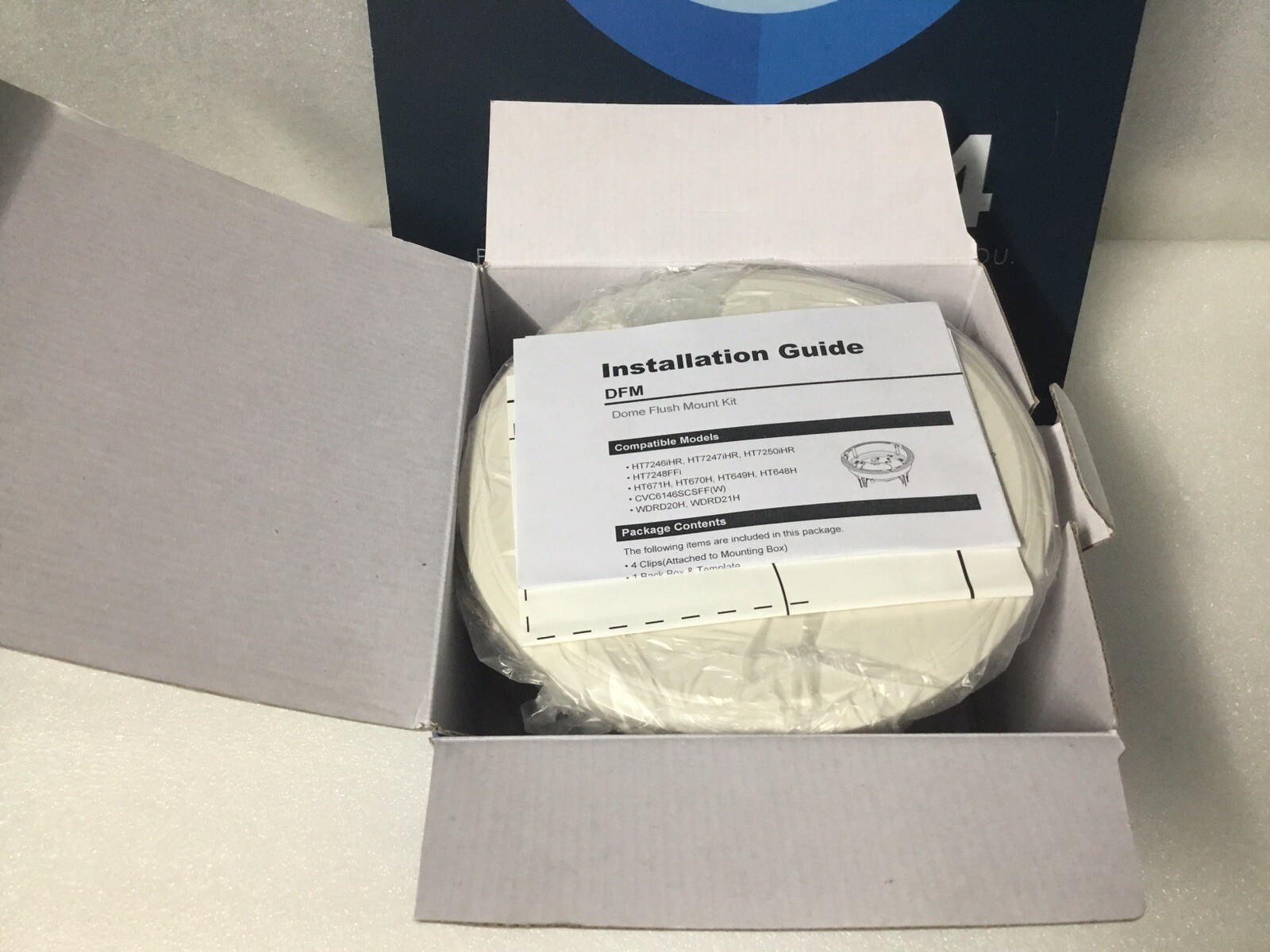 Speco Technologies DFM Tile Ceiling Flush Mount Kit For Dome CCTV Cameras NEW!