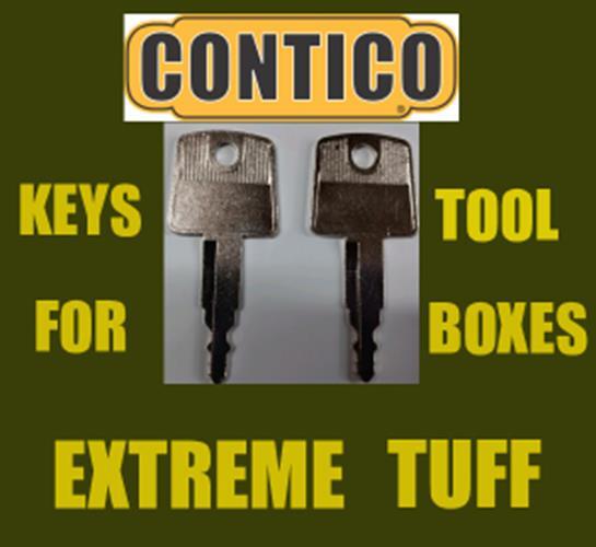 CONTICO C001-C025 SET OF 2 KEYS PRO TUFF BOX TRUCK TOOLBOX FREE SHIPPING