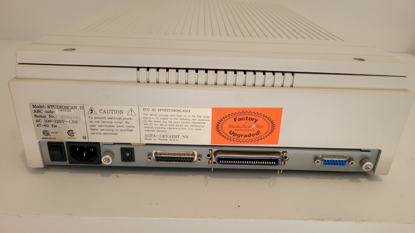 Agfa StudioScan II Professional Flatbed Scanner – Serviced & Working –...