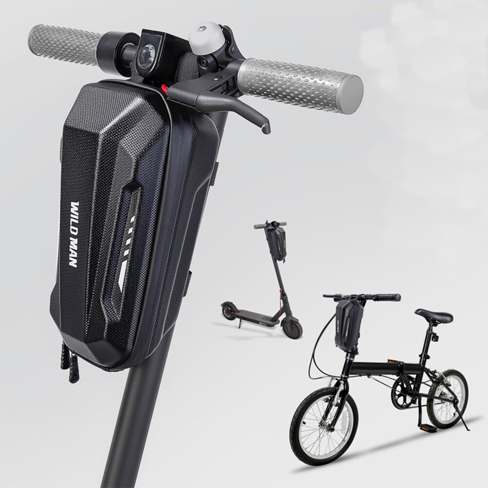 Outdoor E-Scooter Bike Bicycle EVA Hard Shell Front Bag Case Folding Cycling Box