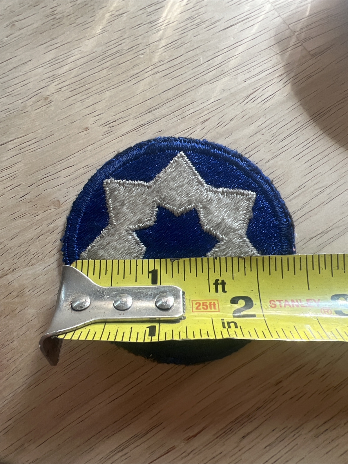 Vintage WWII US Military 7th Service Command Patch