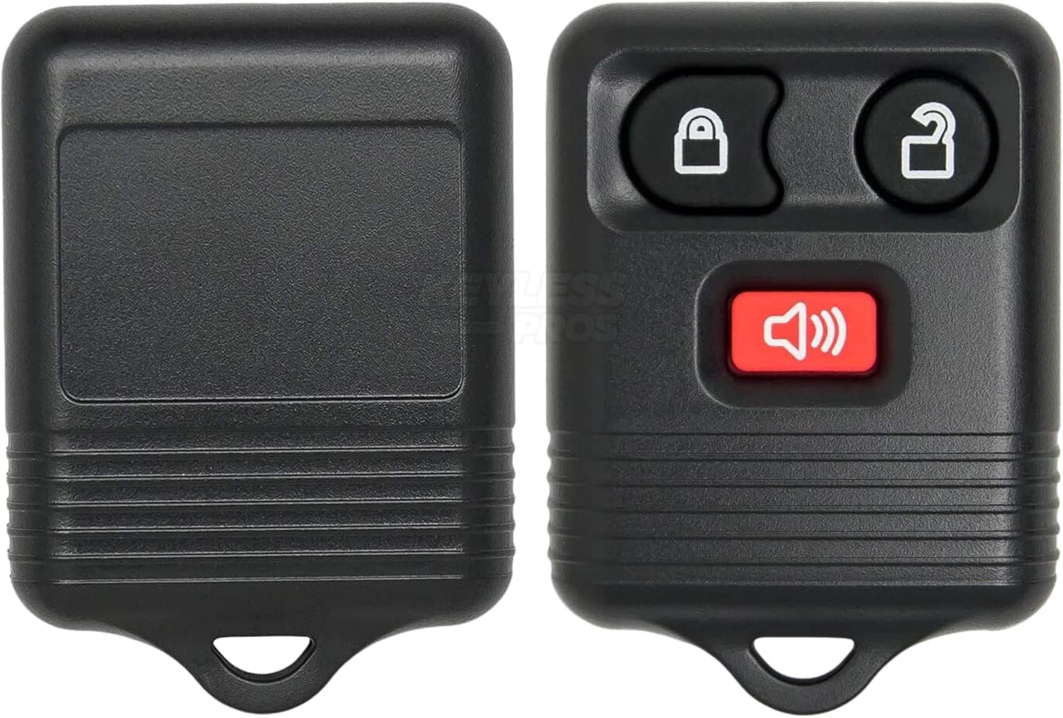 3-Button Replacement Key Fob Keyless Entry Remote, Fits F150 Color: 3-BTN x 2