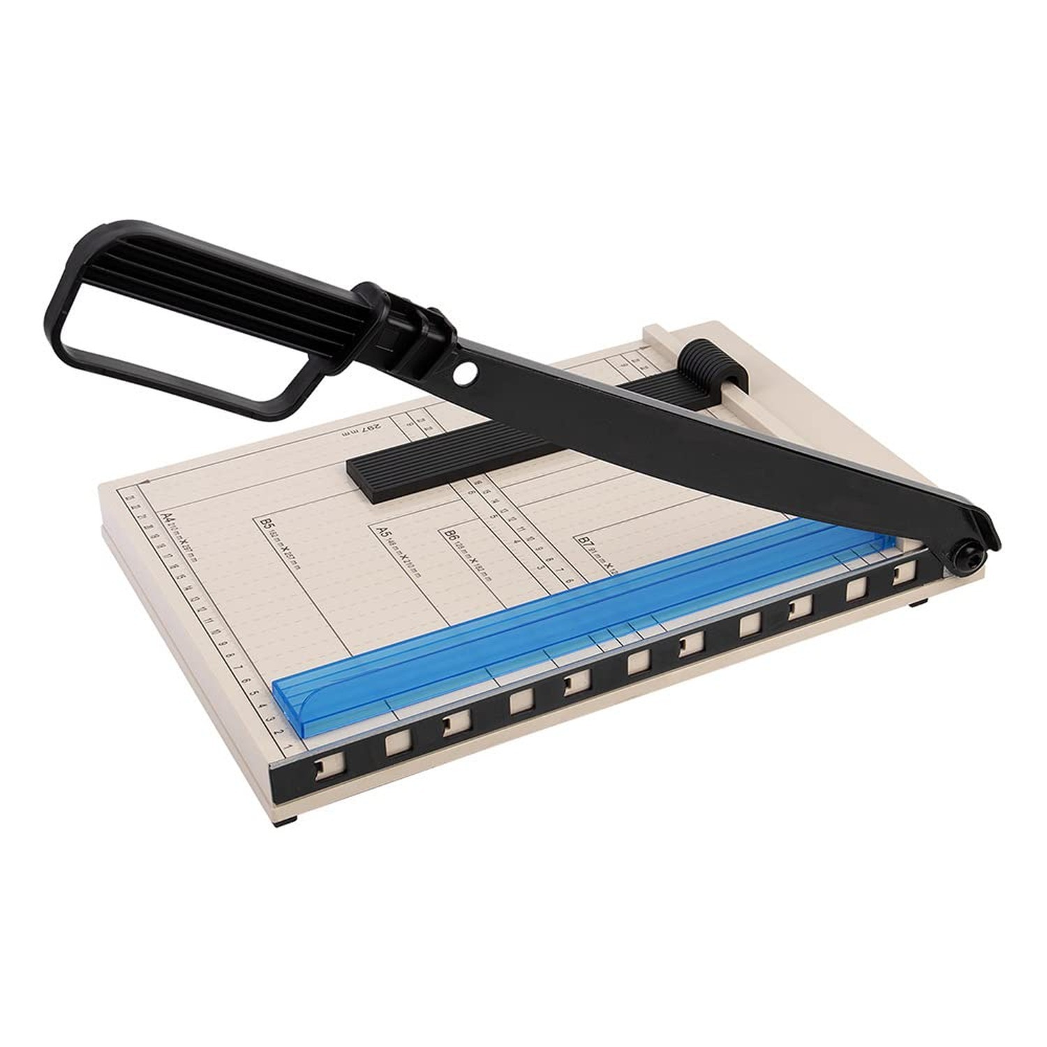 Paper Cutter A4 Cut Length, Easy to Use Lightweight Guillotine Style and Trim...