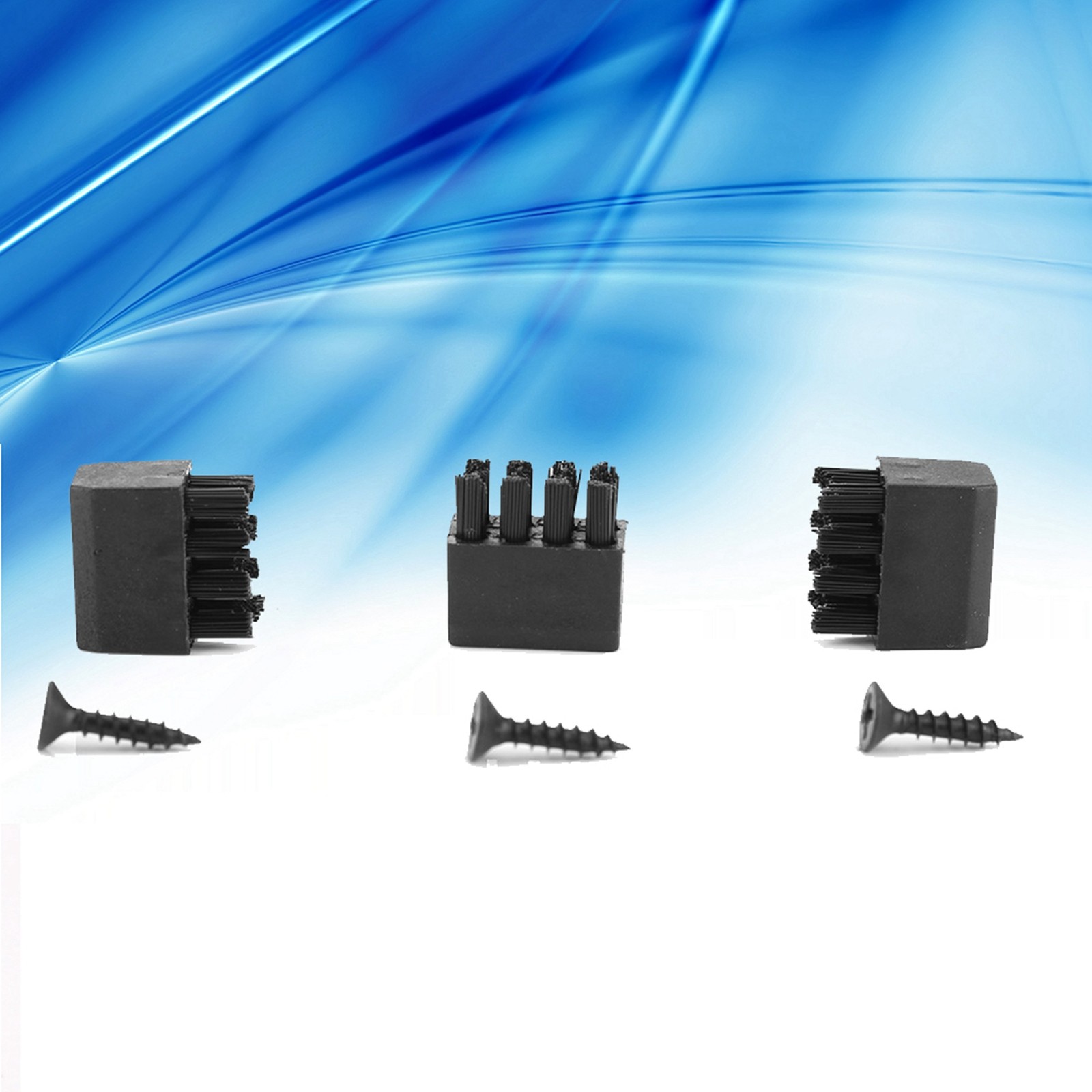 3pcs Rest Replacement Brushes With Screws For Archery Bow