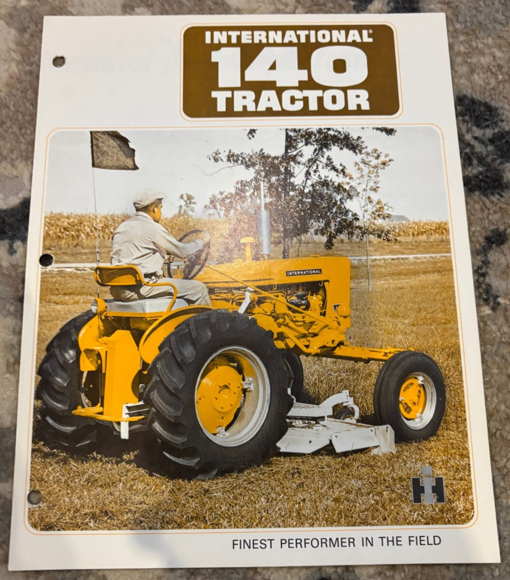 International Harvester 140 Industrial Tractor Brochure AMIL25