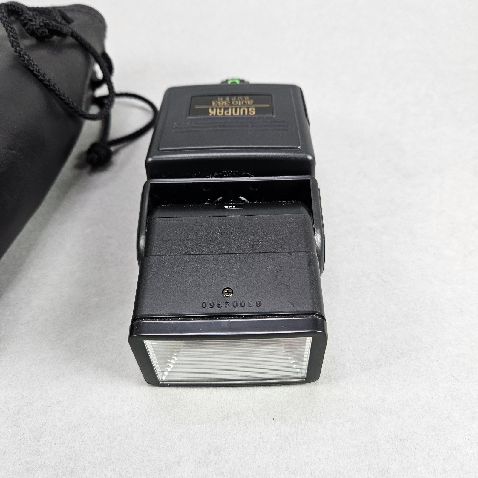 Sunpak Auto 383 Super Shoe Mount Flash Tested Works
