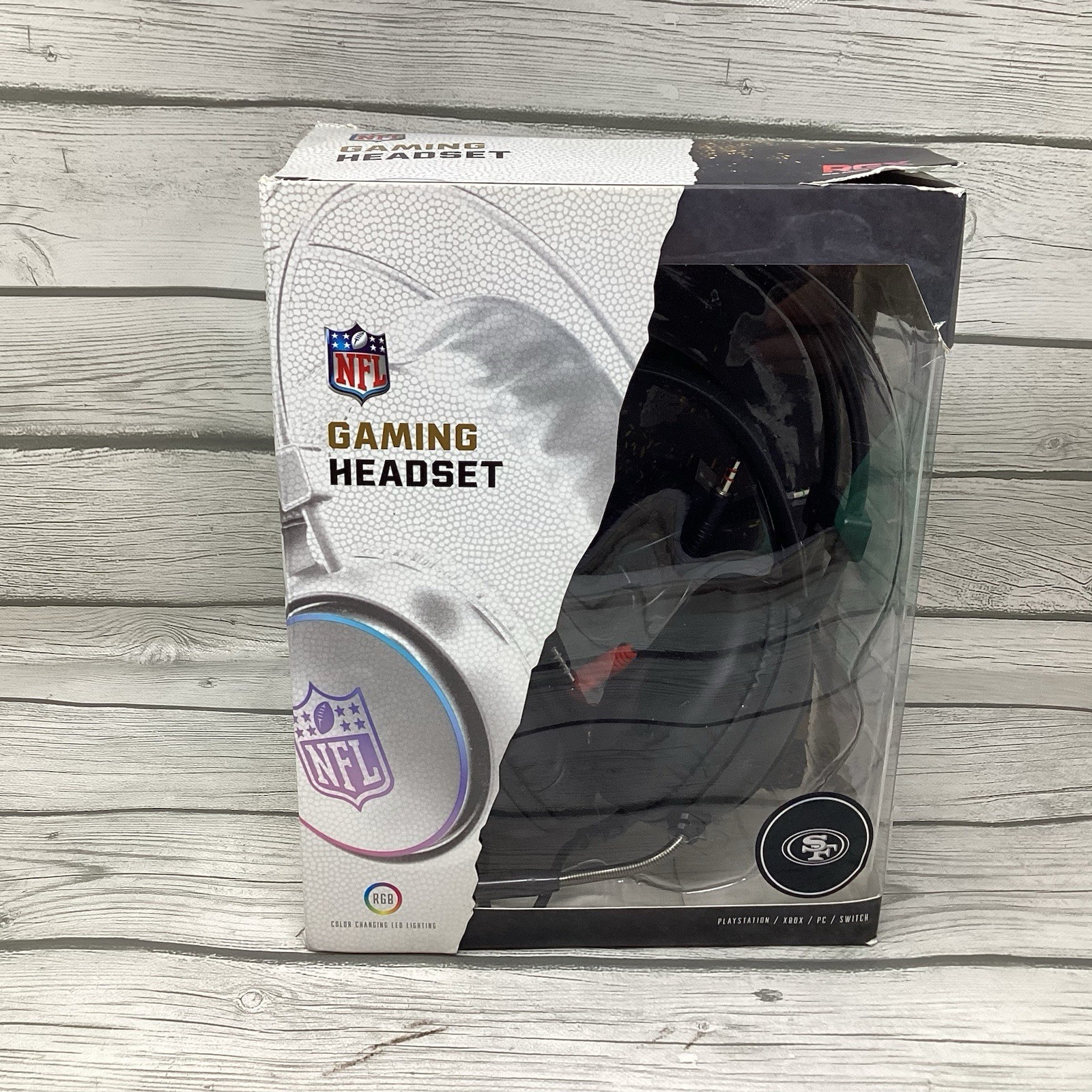 RGX HP3 NFL Wired Gaming Headset San Francisco 49ers