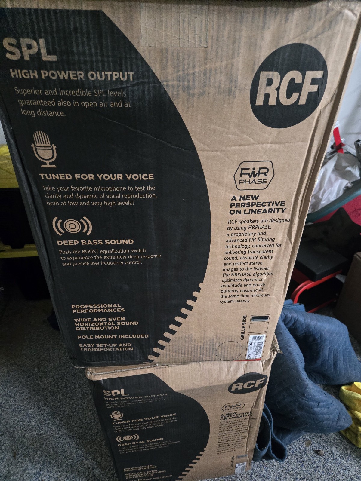RCF Evox J8 Active Two Way Portable Array Speaker Systems 2-Pack
