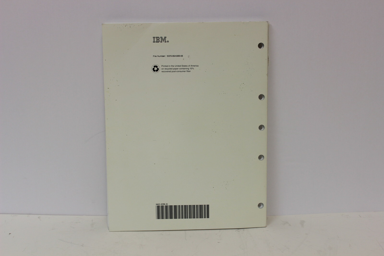 IBM GA32-0298-01 3490 MAGNECTIC TAPE SUBSYSTEM ENHANCED CAPABILITY E01/ E11 INFO