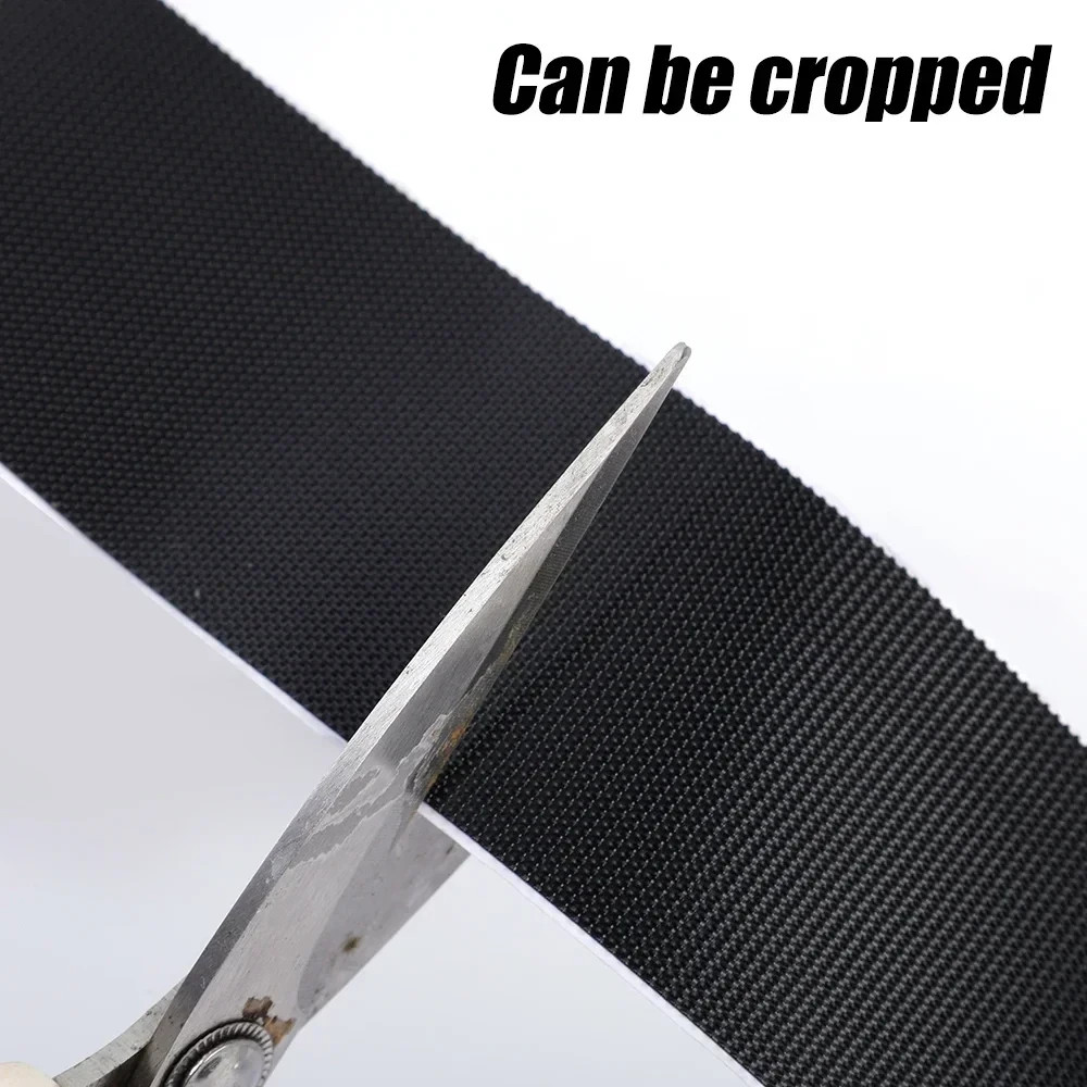 4” x 6” Heavy Duty Patch Hook and Loop Self Adhesive Black Inch Large Set