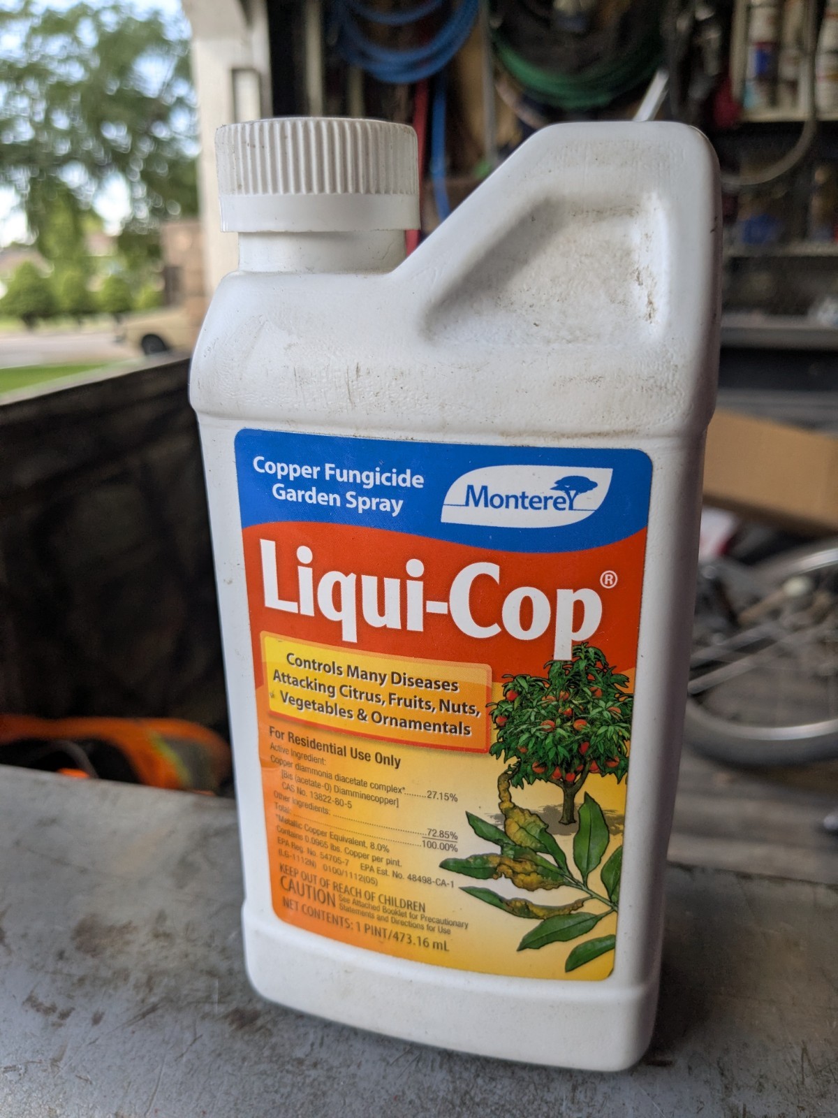 Monterey LG3100 Liqui-Cop All Natural Fungicide Disease Prevention Pint 16oz