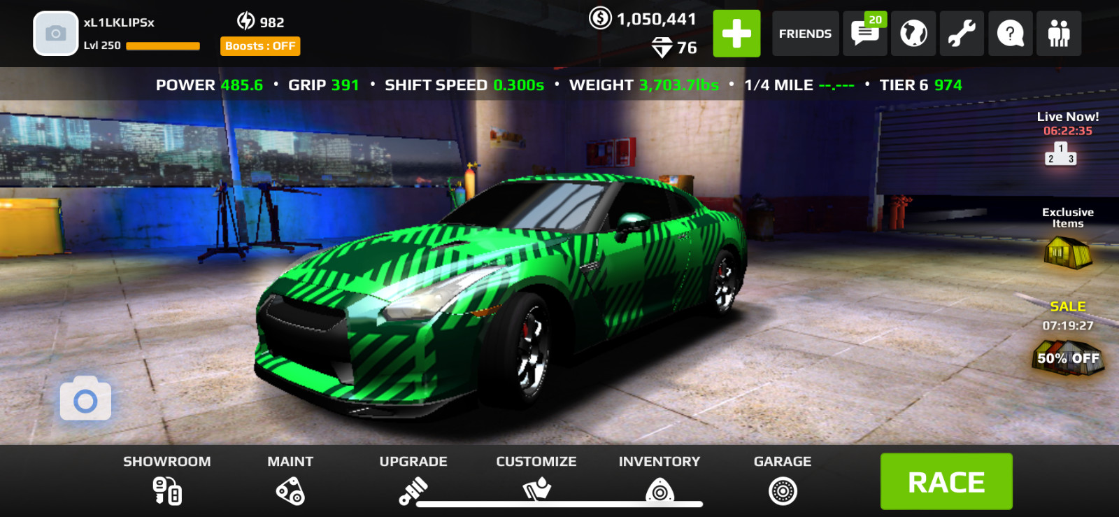 Rush Racing 2 In-game Vehicle. 6-8$ each