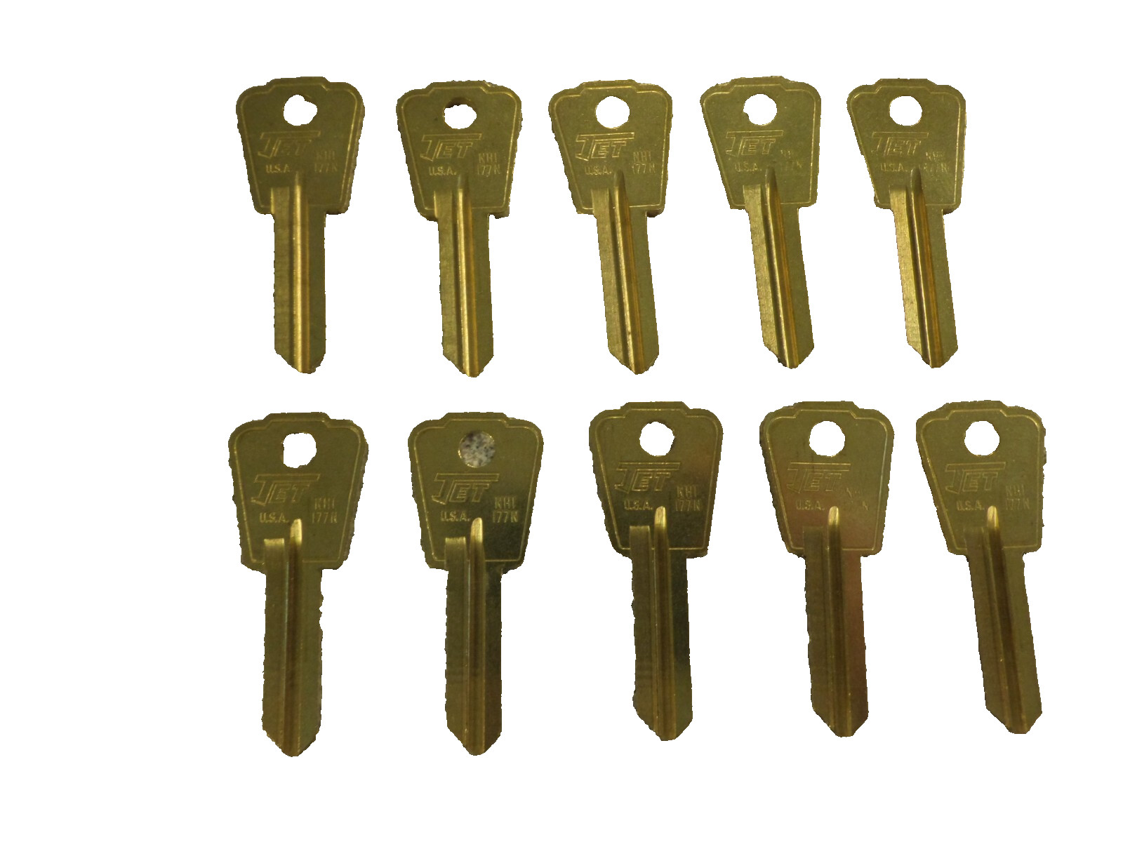 JET NH1 NATIONAL EZ SET 1177N KEY BLANKS PACK OF 10