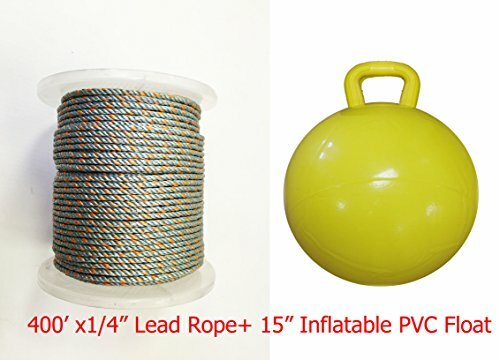 KUFA Sports Ø1/4" x 400' Lead rope and Yellow Flaot combo  (LQ4+F15Y）