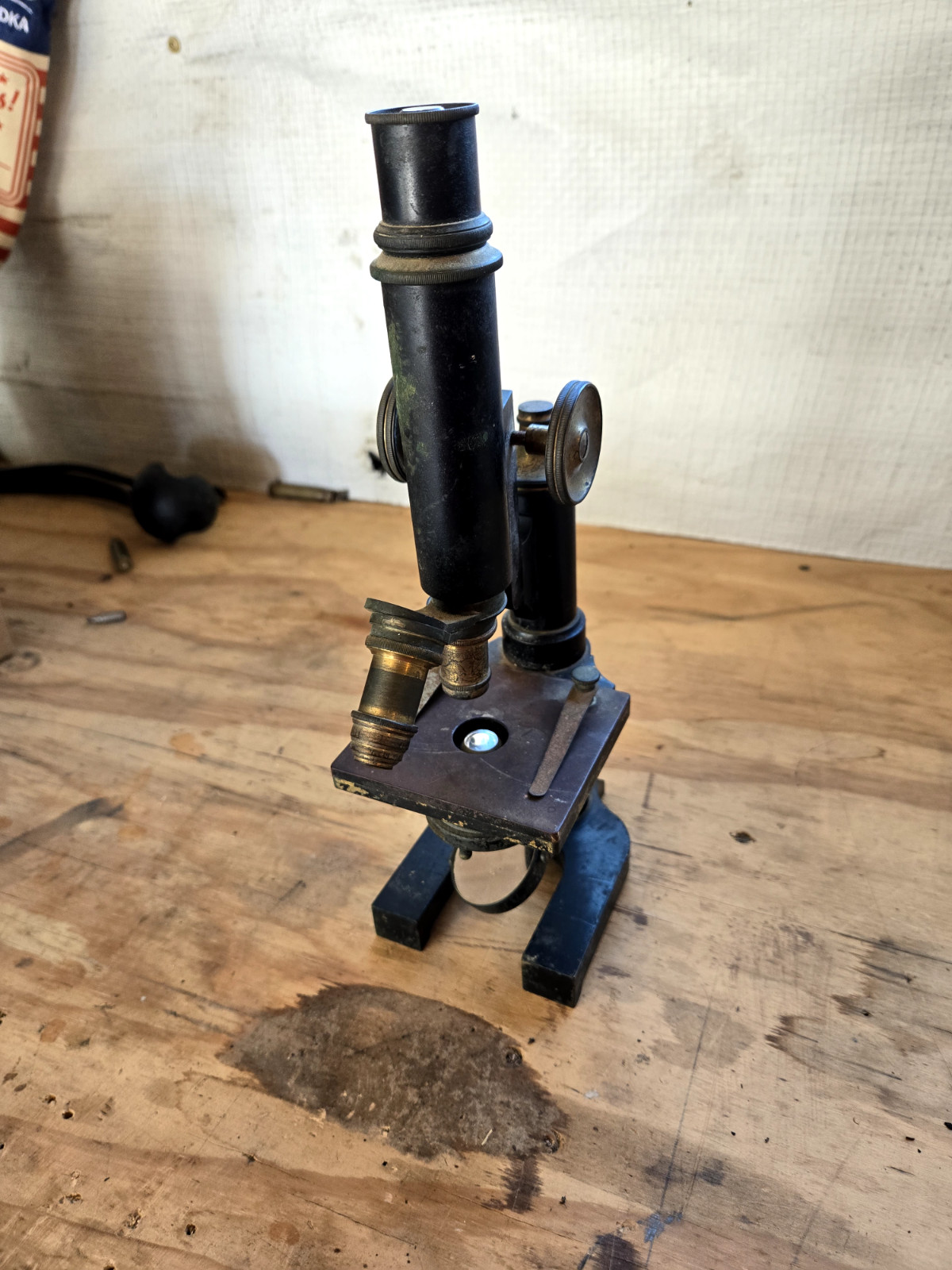 E.Leitz Wetzlar pre 1930 microscope  Nº 60734