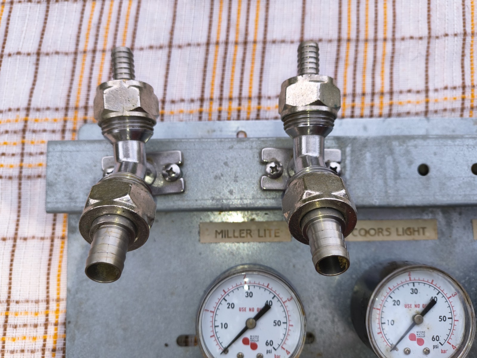 Micro Matic Beer Regulator 3 Guage/ Keg Attachments