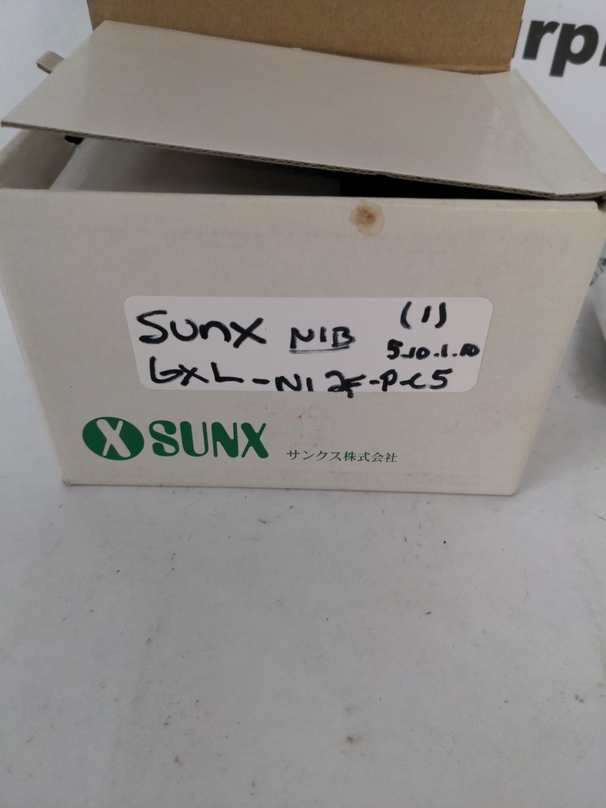 SUNX INDUCTIVE PROXIMITY SENSOR PN: GXL-N12F-P-C5, NIB