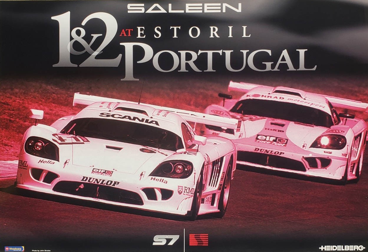 Saleen 1 & 2 Winner at Estoril Portugal S7 Poster *See More Posters in our Store