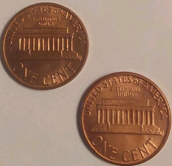 1979 P D Lincoln Memorial Cent BU 2 Coin Set Brilliant Uncirculated Free Post