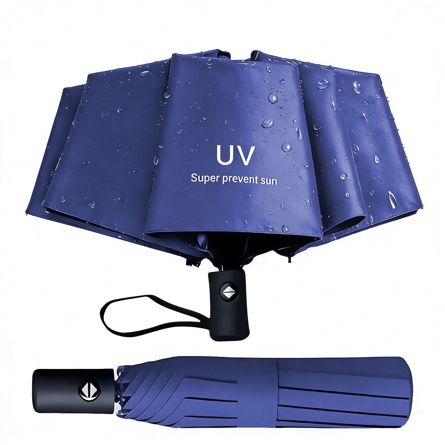 LEKAYIHU Travel Umbrella and Sunshade Compact with One Size, BLUE