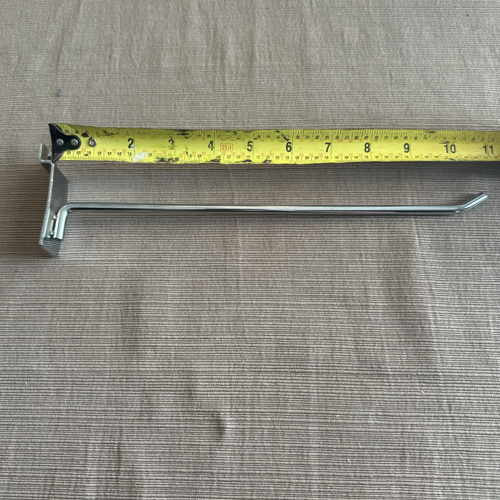 11” Slat Wall Hooks - 25 Hooks