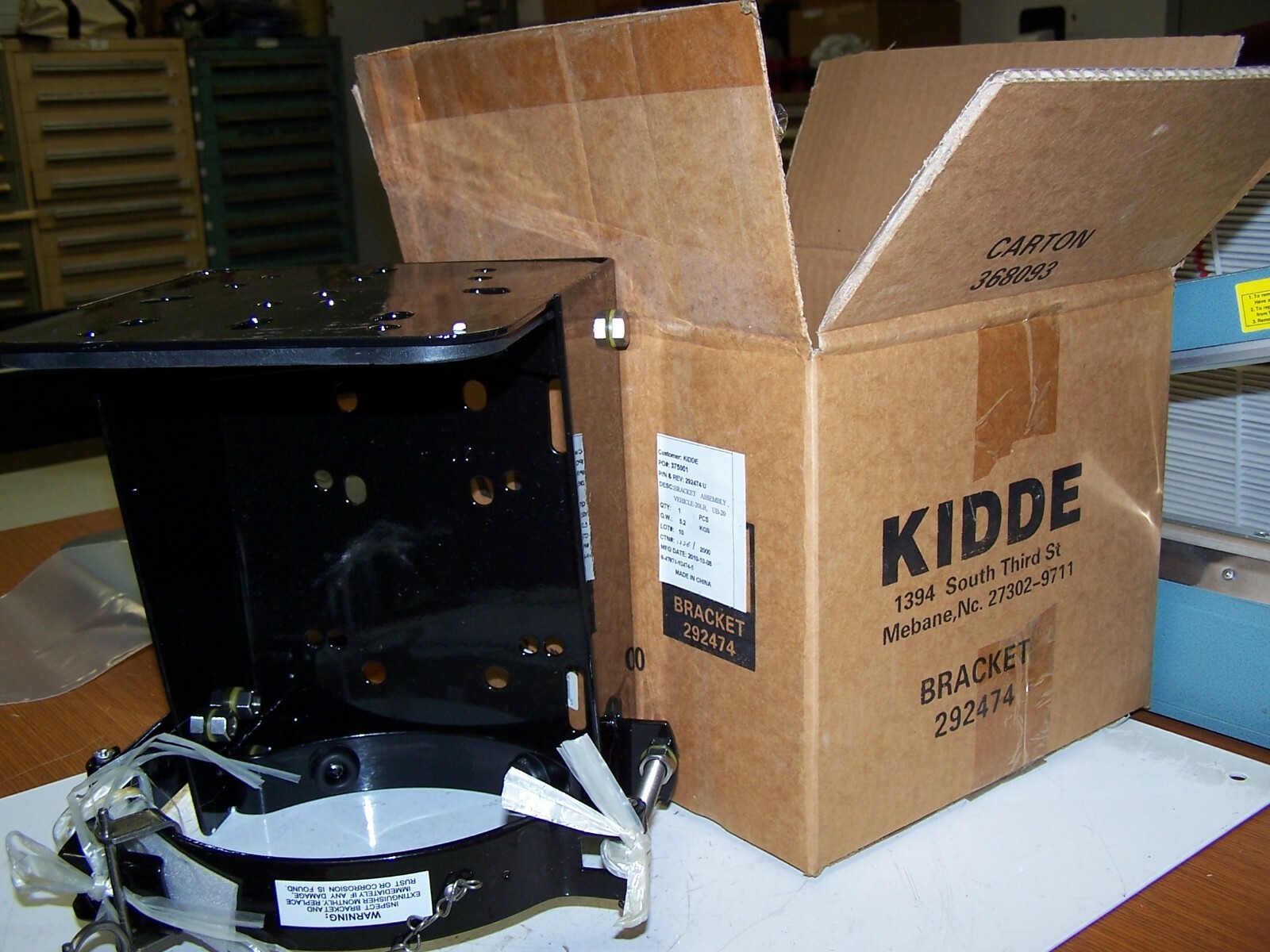 👀NEW KIDDE FIRE EXTINGUISHER VEHICLE BRACKET 5LB HVY DUTY CAR VAN MODEL 292474