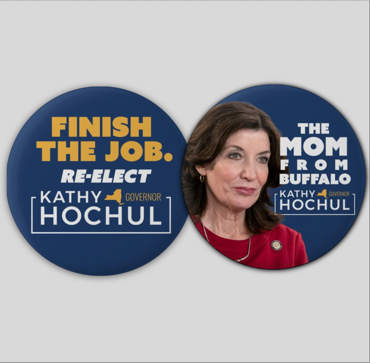 Kathy Hochul Governor 2026 Pin Buttons Political New York Democrat Liberal Trump