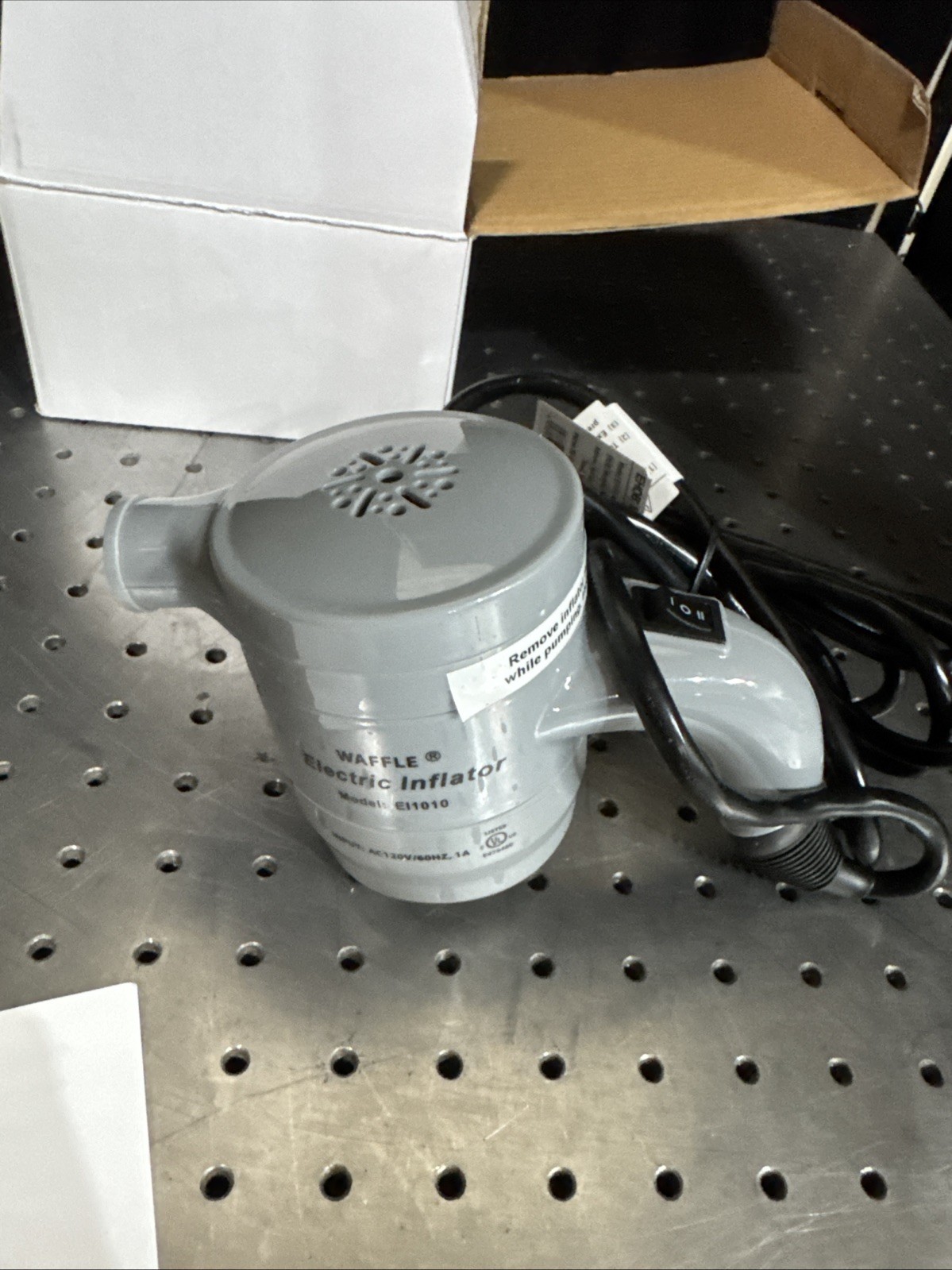 WAFFLE EHOB Electric Inflator Model EI1010 Air Pump