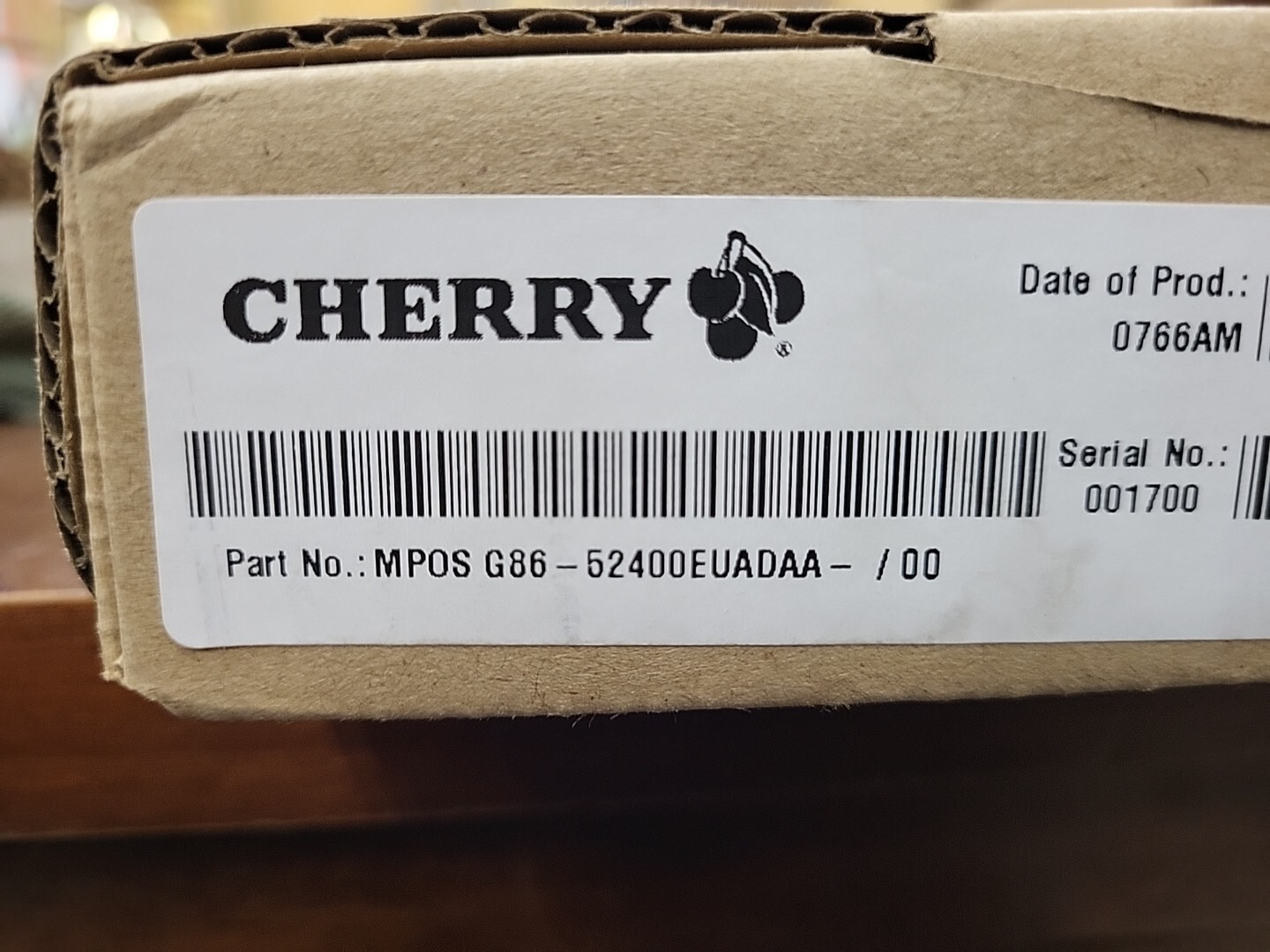NEW MPOS Cherry KEYBOARD NOTEBOOK 83 KEY BLACK G86-52400 EUADAA-/00 USB