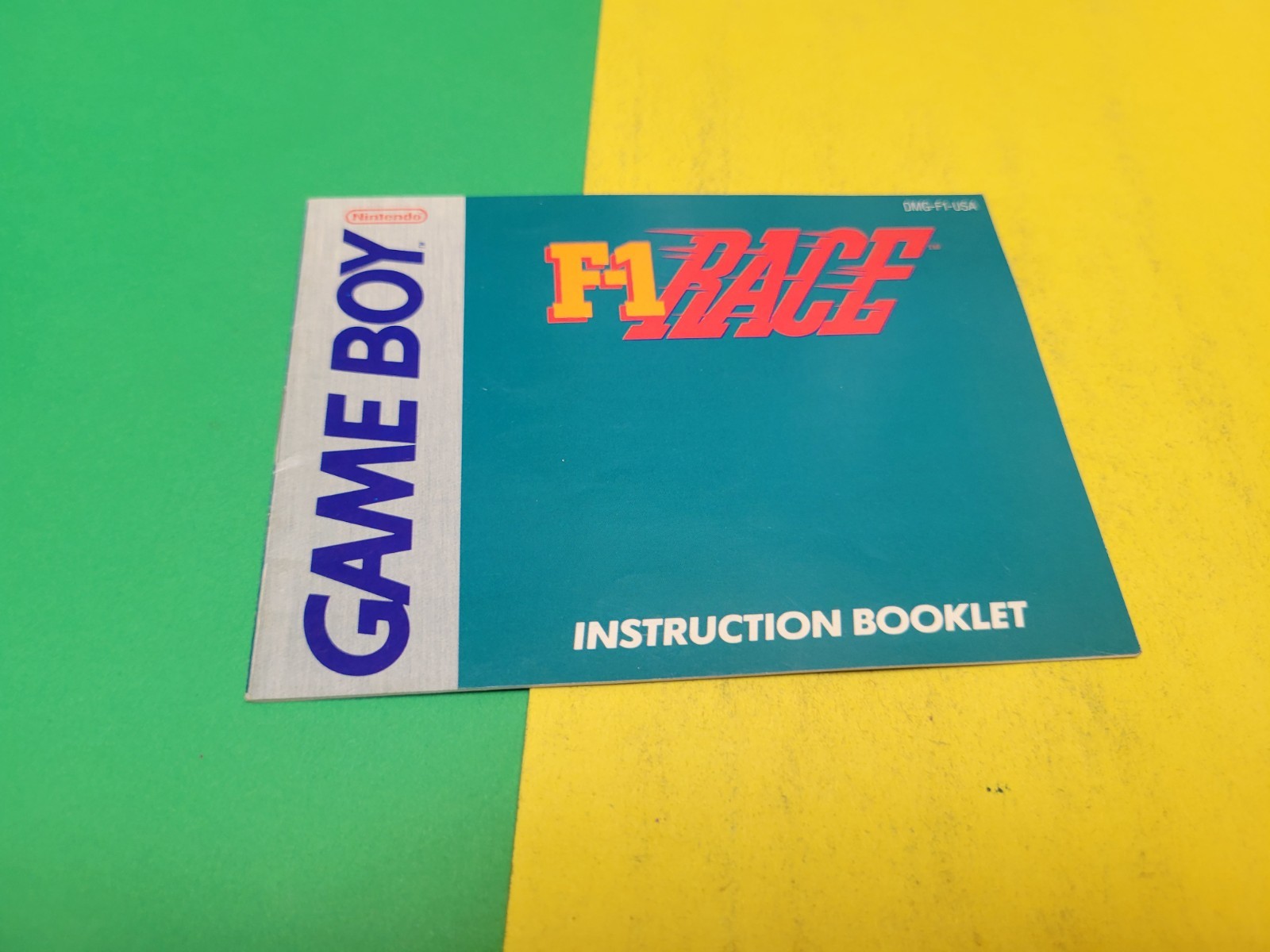 Nintendo Game Boy F-1 Race Instruction Booklet