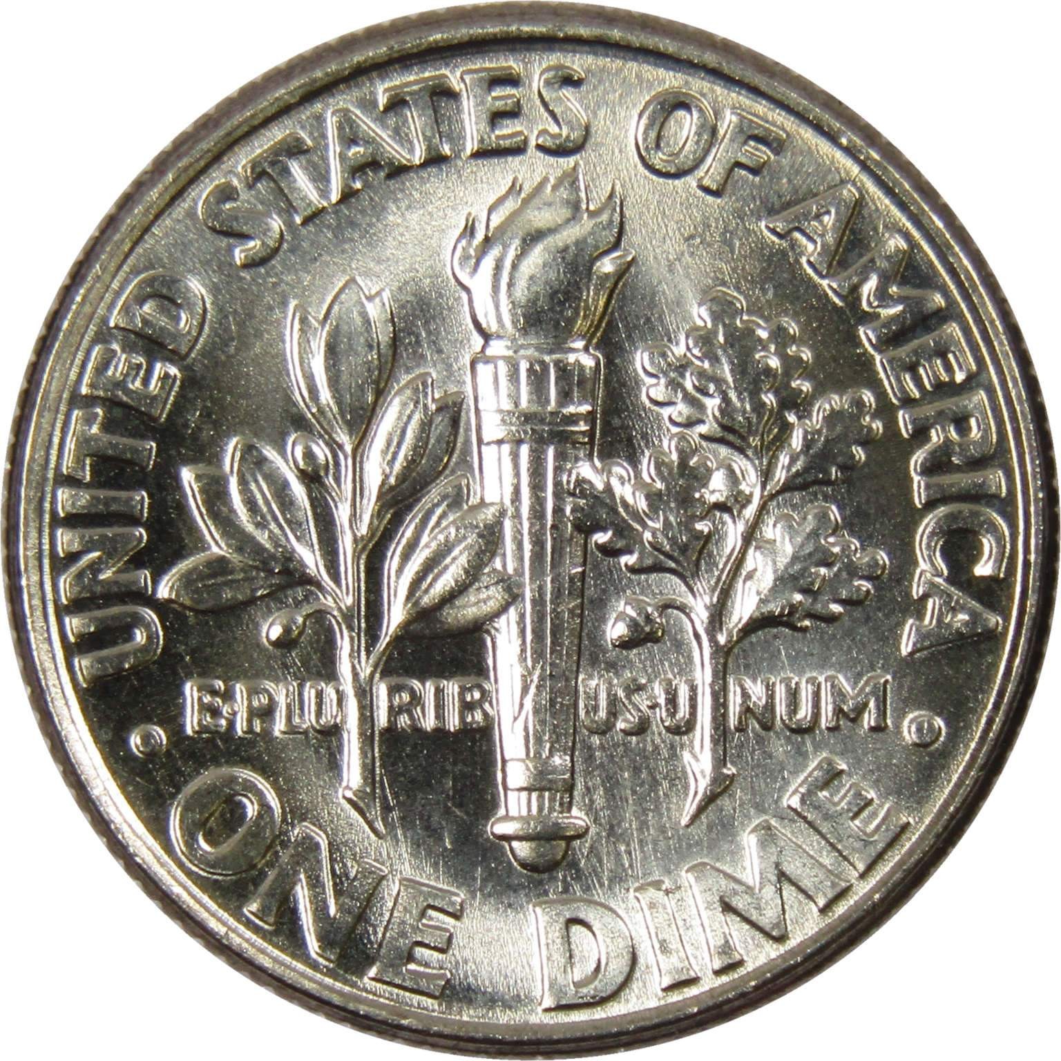 1993 D Roosevelt Dime Clad Uncirculated Mint State 10c Coin