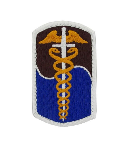65th Medical Brigade Color Patch (Military Issued)-Veteran Owned Business