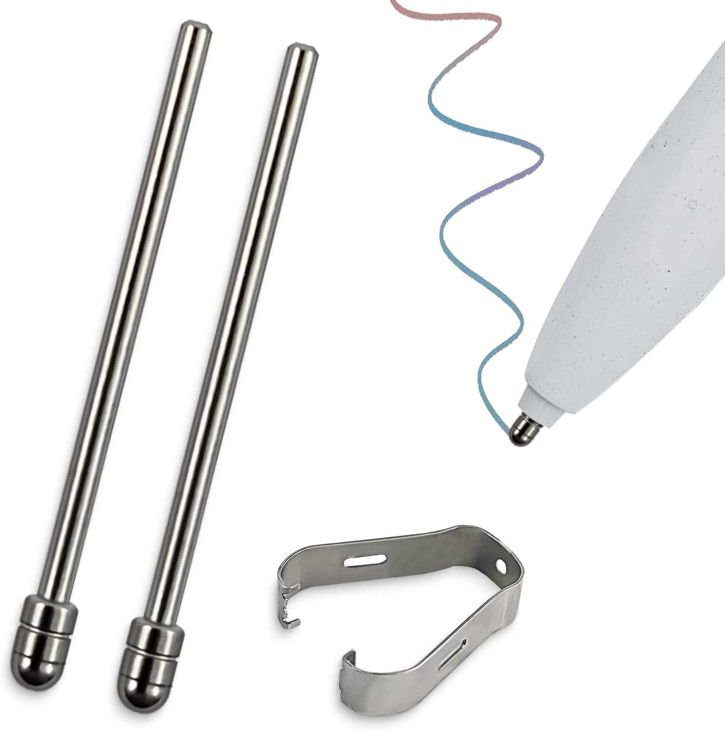 Durable Titanium Alloy Stylus Tips for Precise Writing with reMarkable 2 - 2 Pcs