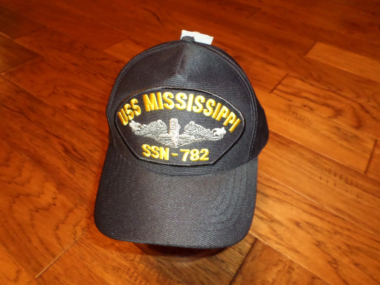 USS MISSISSIPPI SSN-782 U.S NAVY SHIP HAT MILITARY OFFICIAL BALL CAP U.S.A MADE