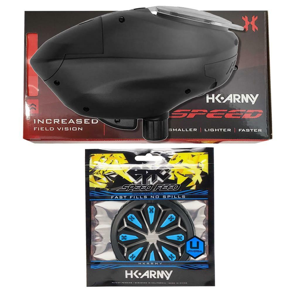 HK Army Speed Electronic Paintball Loader with Epic Speed Feed - Sapphire