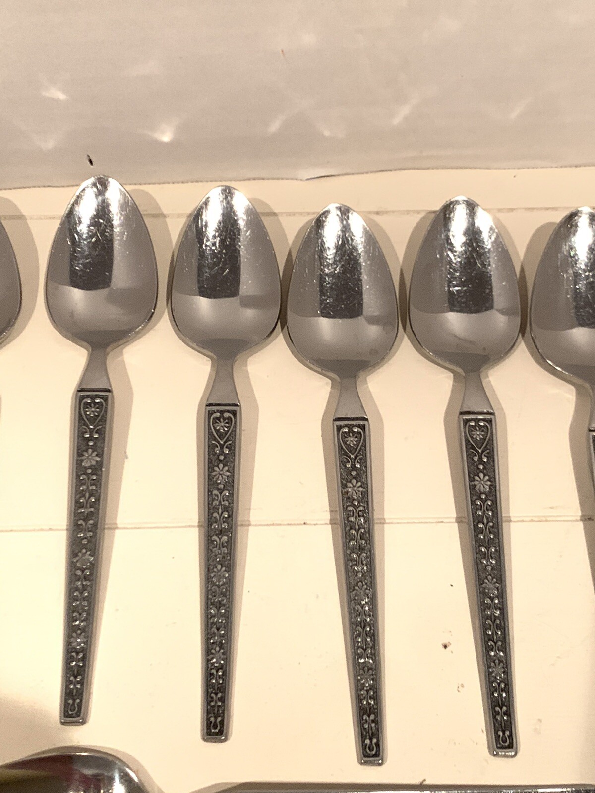 Riviera Flatware Cordova Teaspoons 10 Piece Stainless Steel Japan United Silver