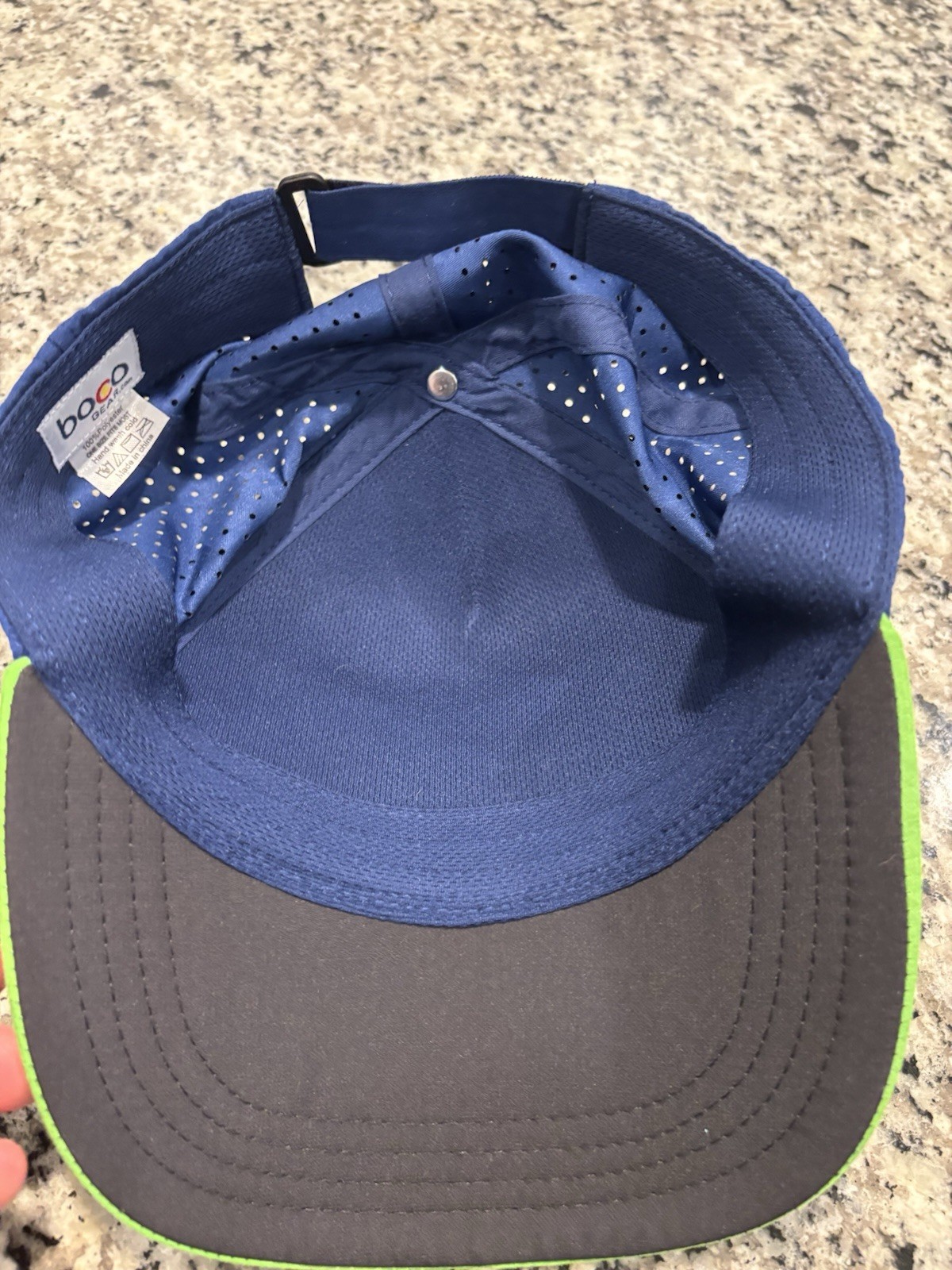 Boco Gear Ironman VR Technical Hat Cap Mesh Lightweight Running Strapback