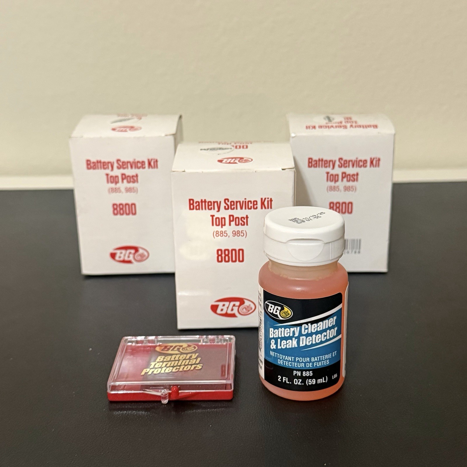 Pack of 3 | BG Battery Cleaner & Leak Detector | FREE SHIPPING | Battery Service