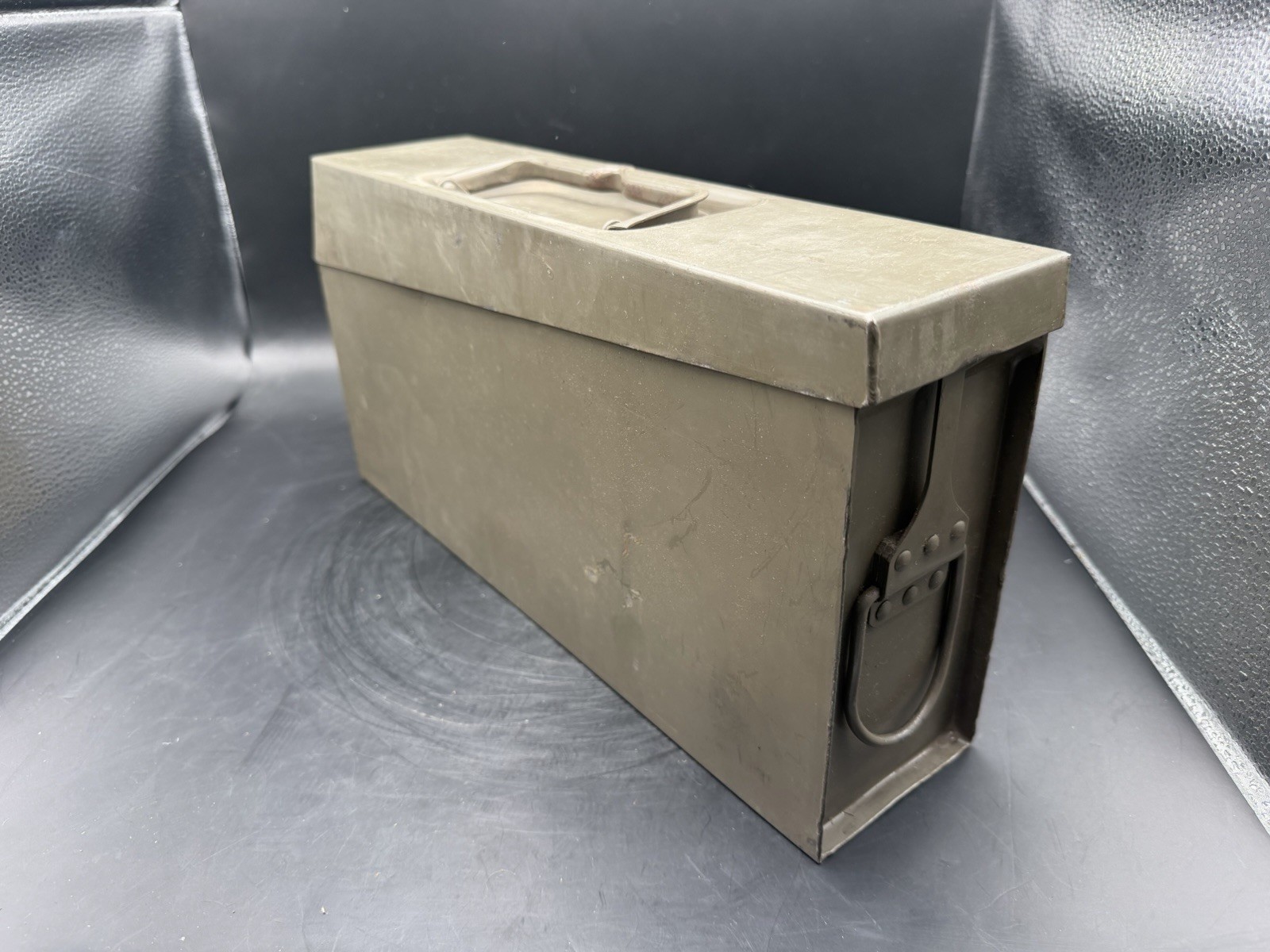 Cold War Era Austrian Gurtfüller 66 Ammo Can w/ Belts!